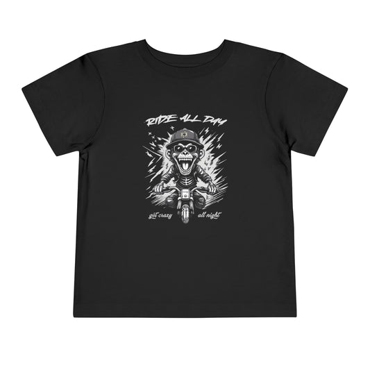 Toddler Race Monkey Tee