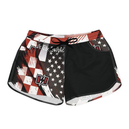 Women's Checkered States Of America Shorts