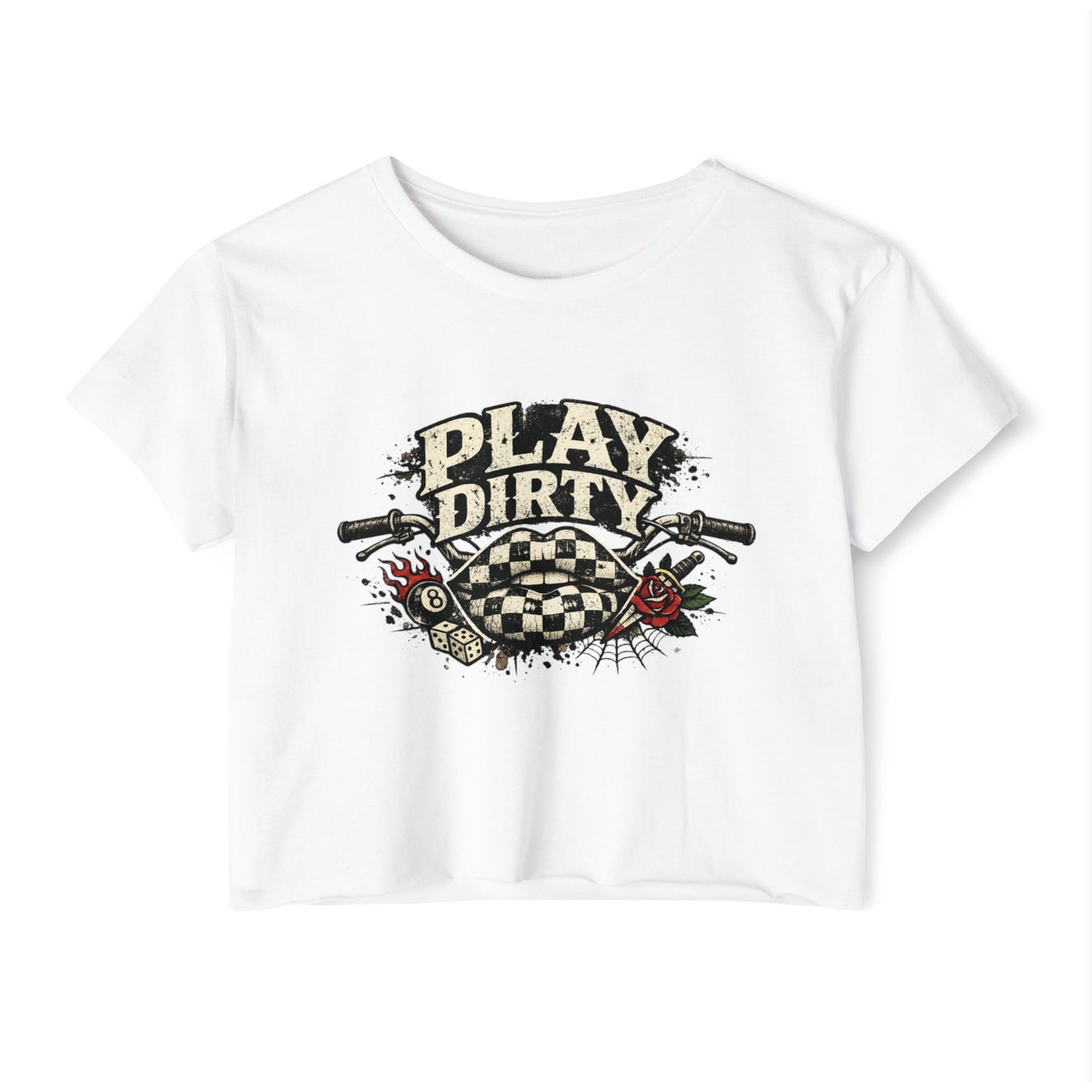 Women's Play Dirty Crop Top