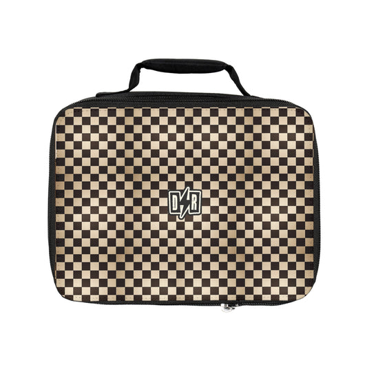 Checkered Grunge Lunch Bag