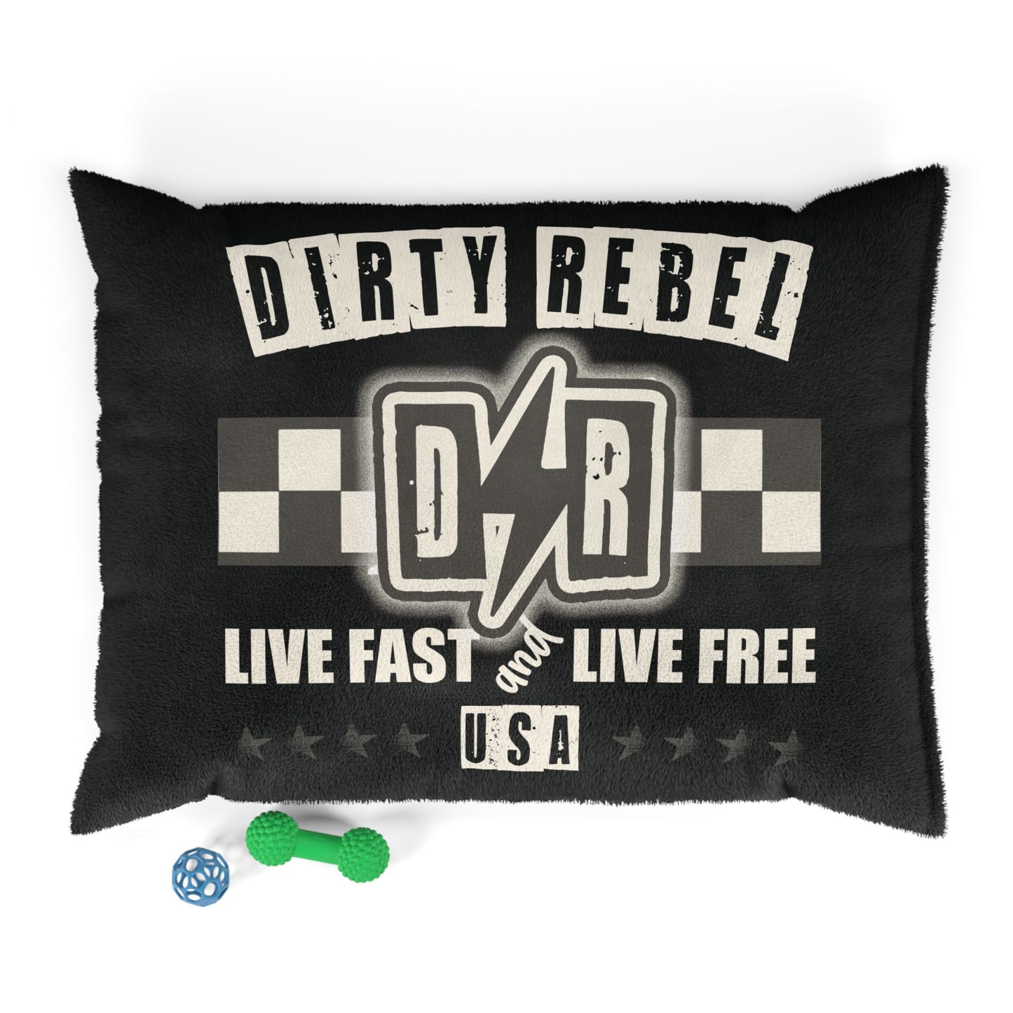 Live Fast Live Free Pet Bed