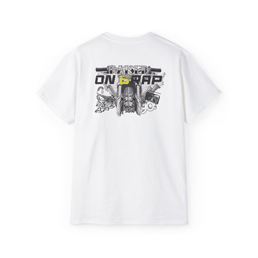 Men's Raised On BRAP Tee - White