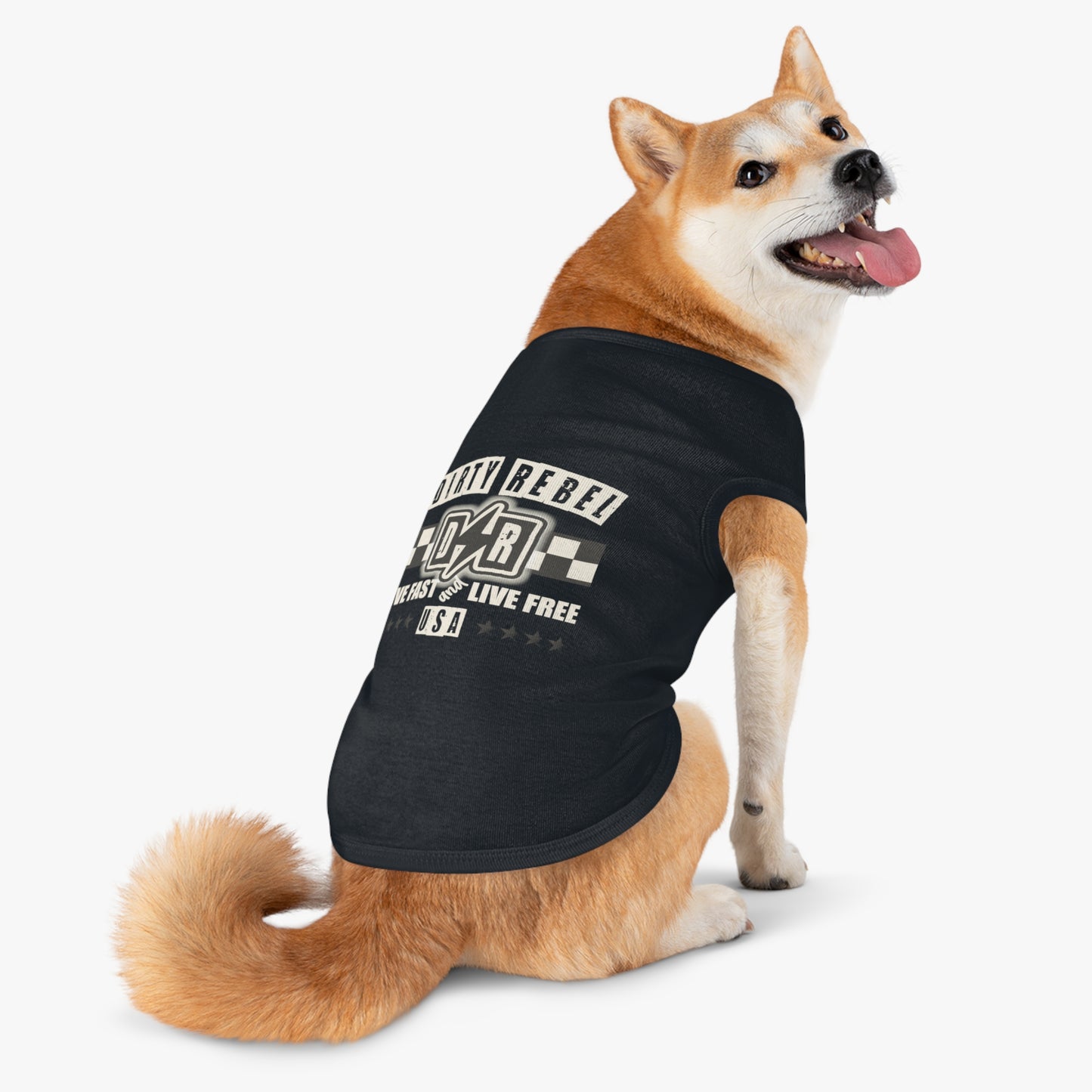 Live Fast Live Free Dog Tee