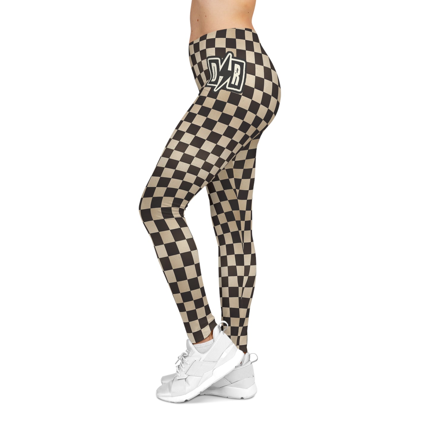 Women's Checkered Grunge Leggings