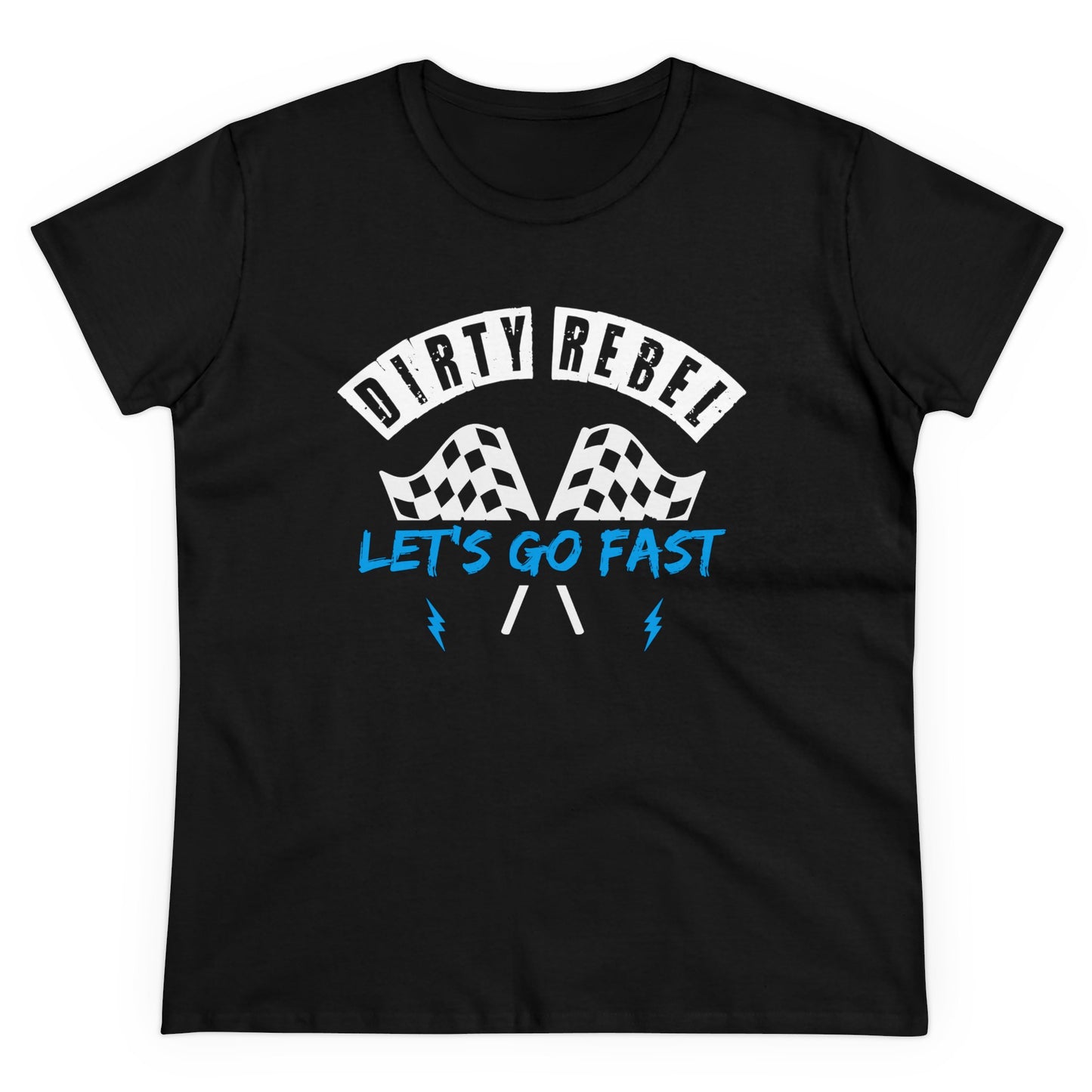 Women's Let's Go Fast Tee - Black