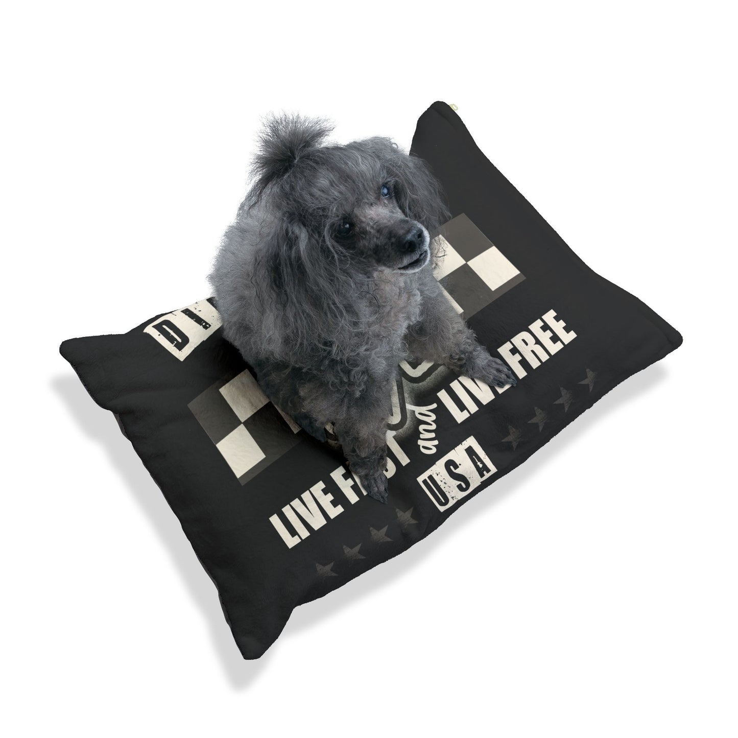 Live Fast Live Free Pet Bed