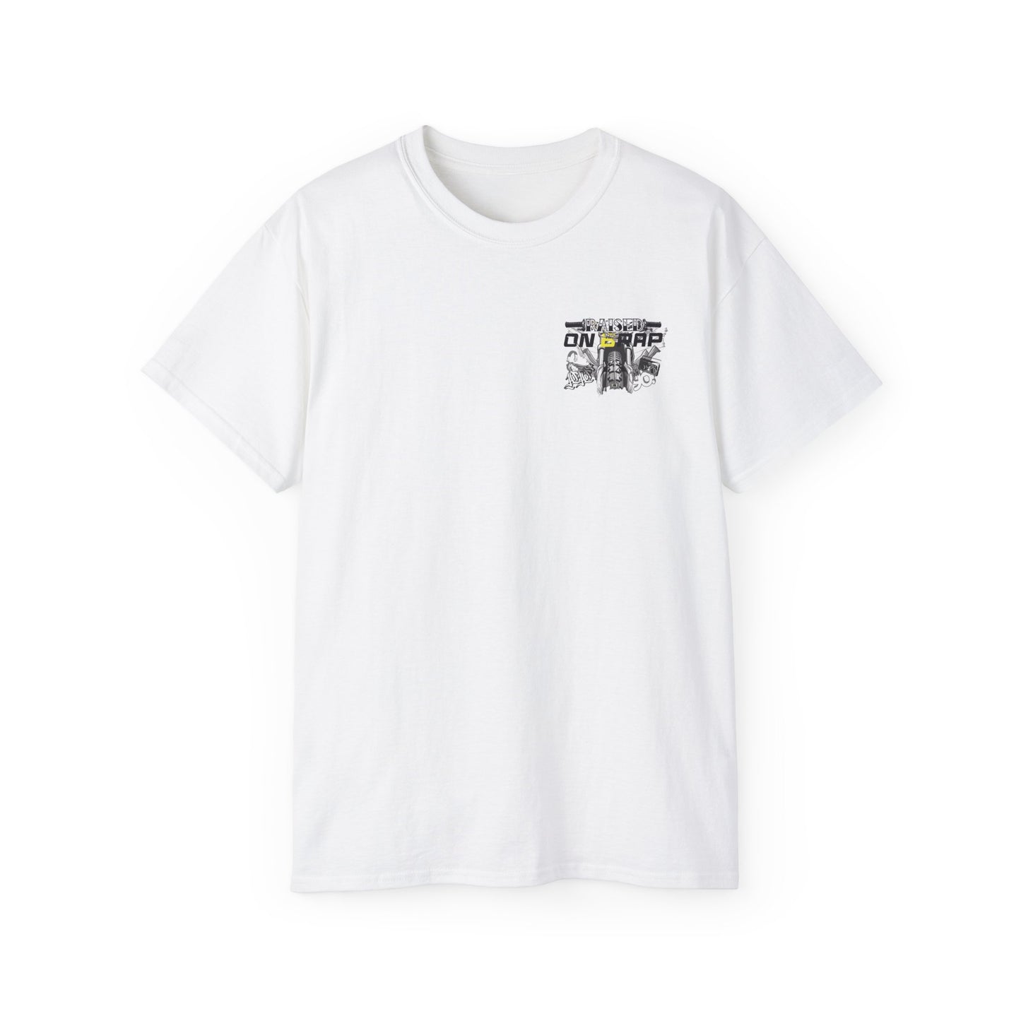 Men's Raised On BRAP Tee - White