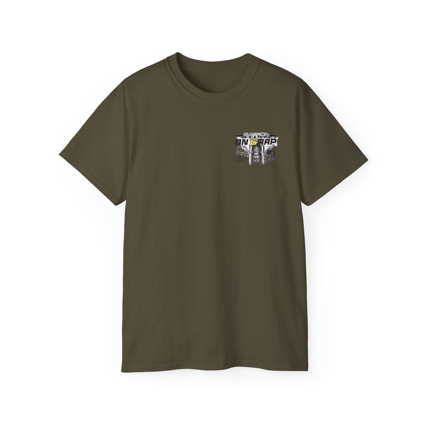 Men's Raised On BRAP Tee - Olive