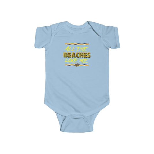 Infant Beaches Love Me Bodysuit