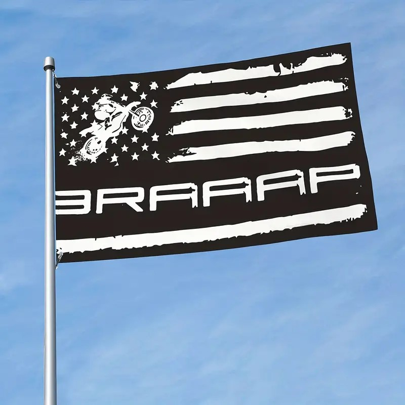 BRAAAP! Dirtbike American Flag