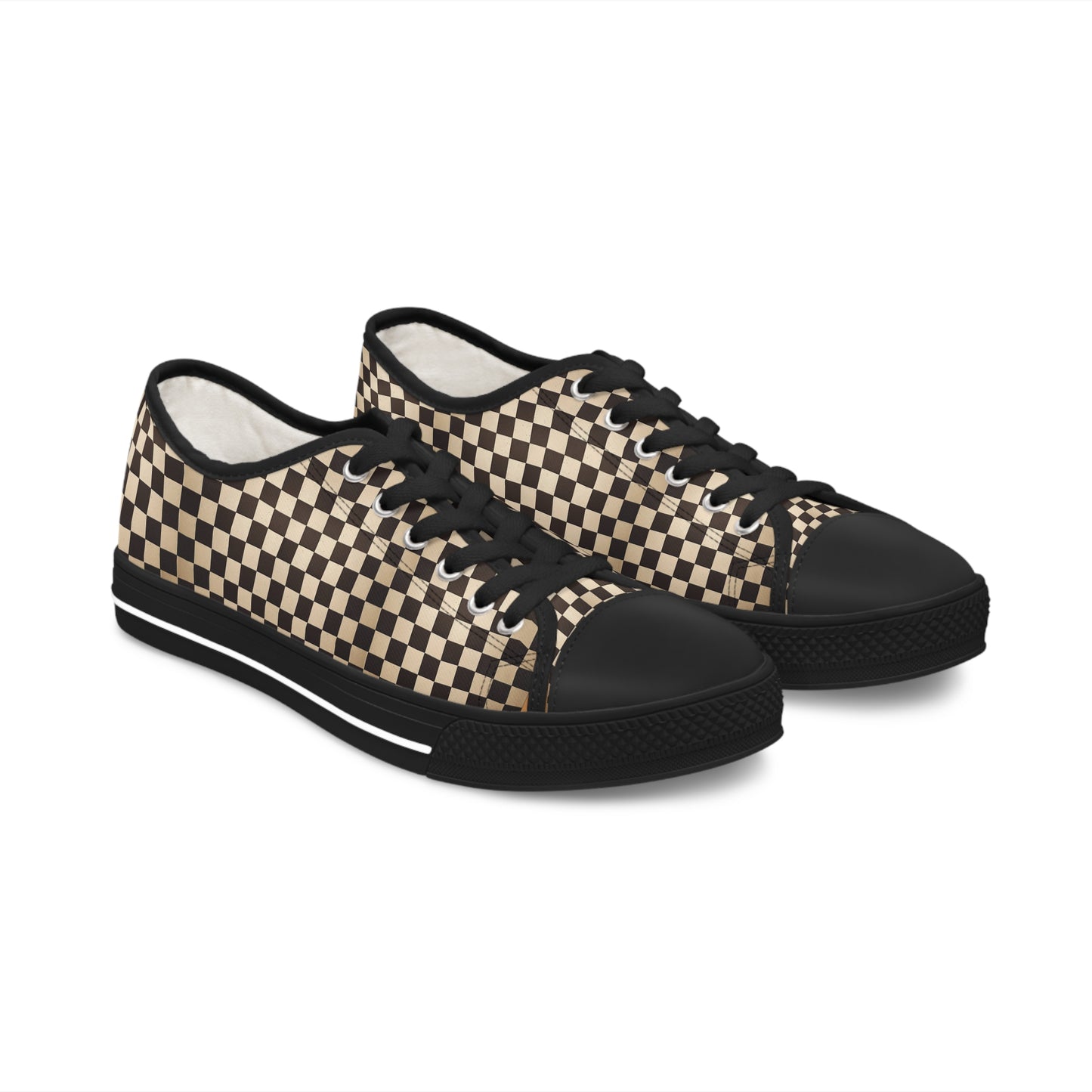 Women's Checkered Grunge Sneakers