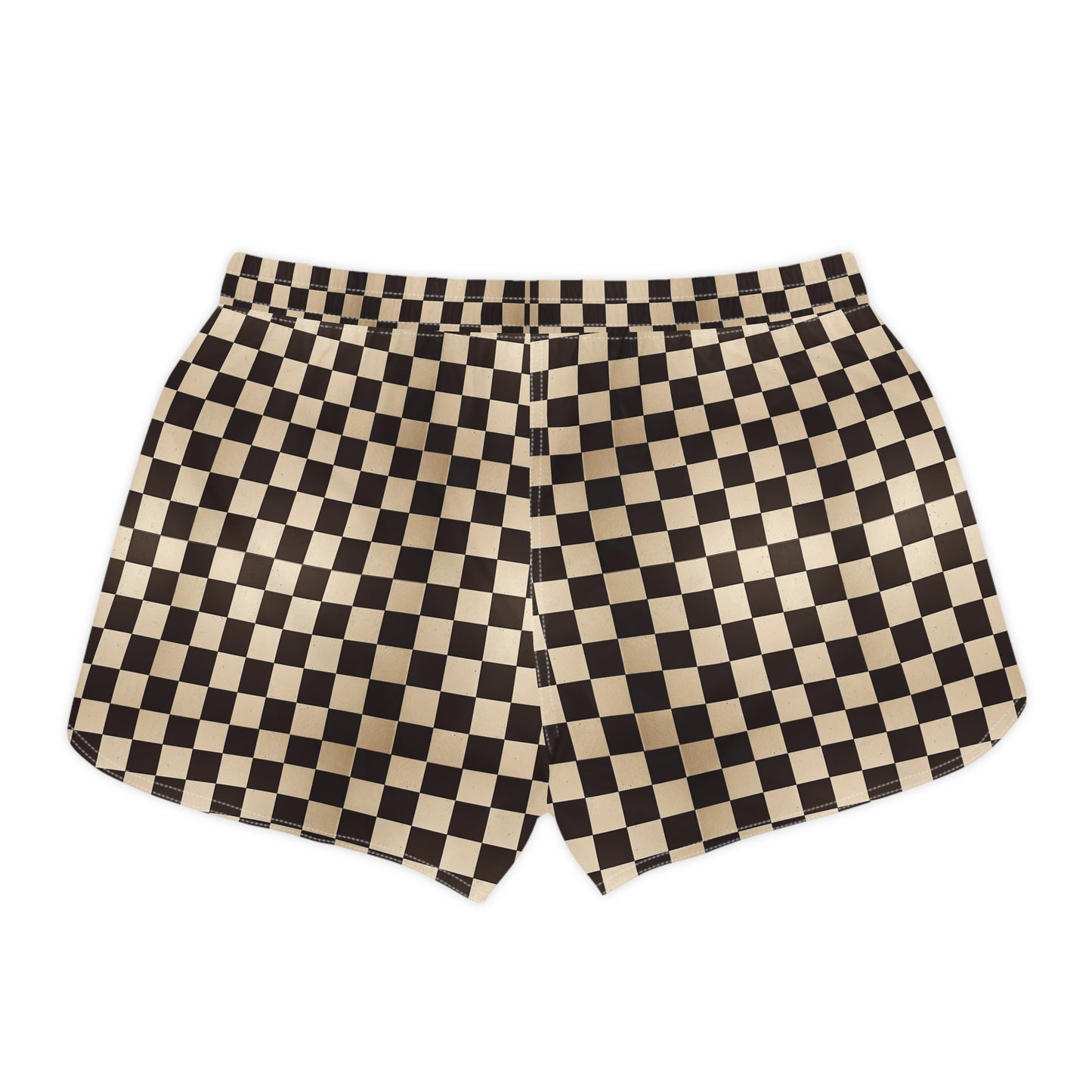 Women's Checkered Grunge Shorts