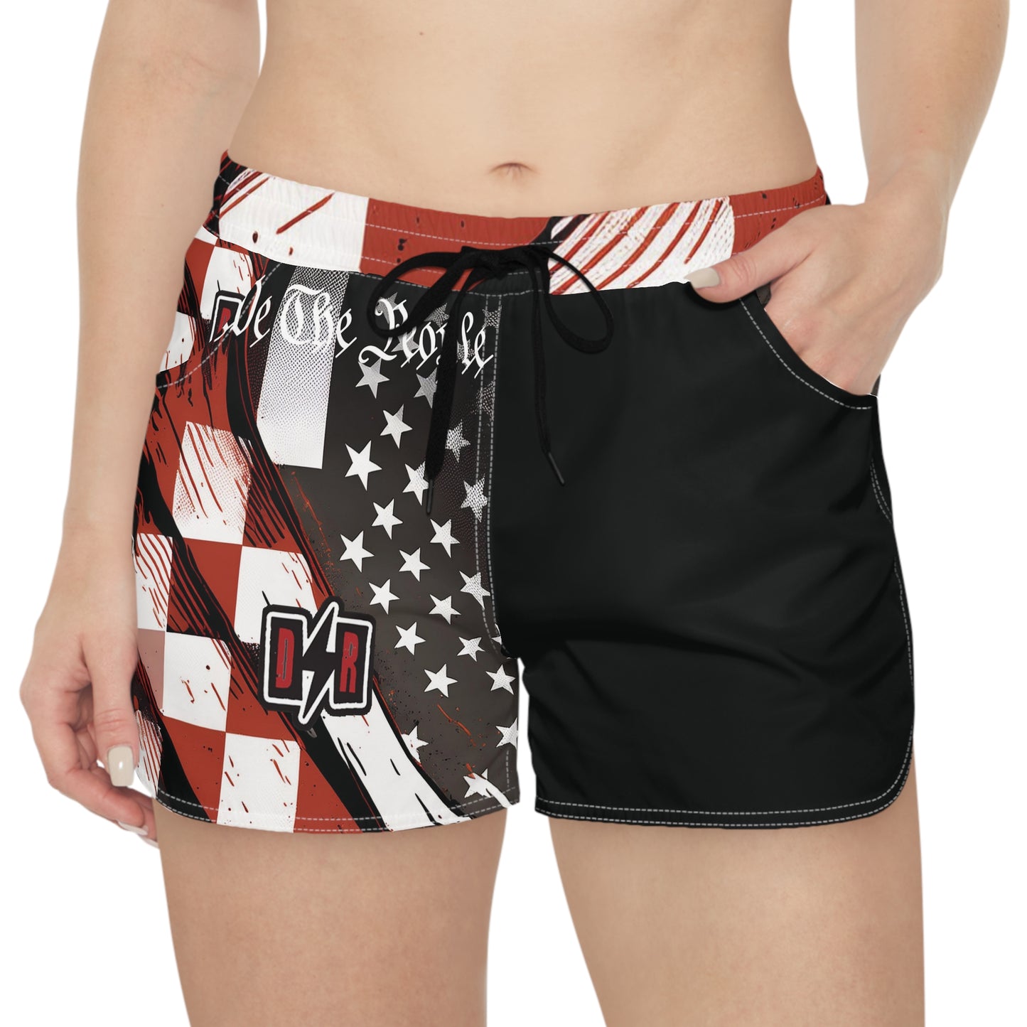 Women's Checkered States Of America Shorts