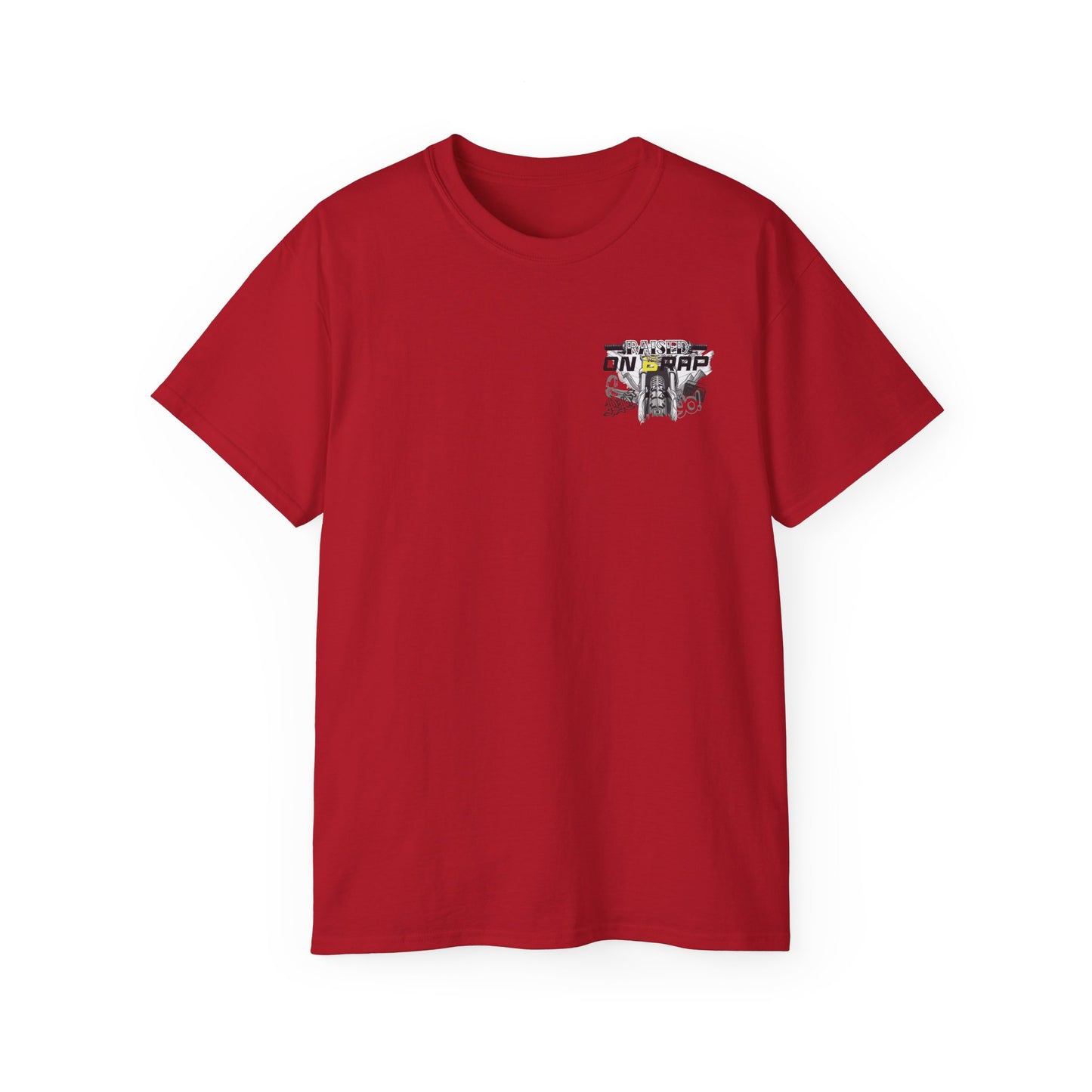 Men's Raised On BRAP Tee - Red