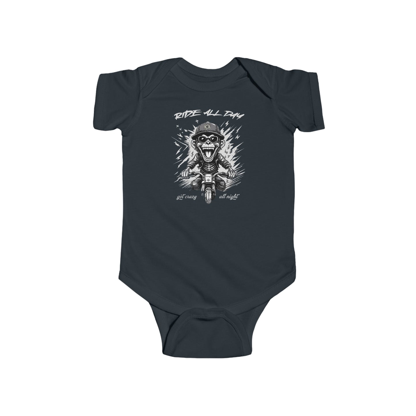 Infant Race Monkey Bodysuit