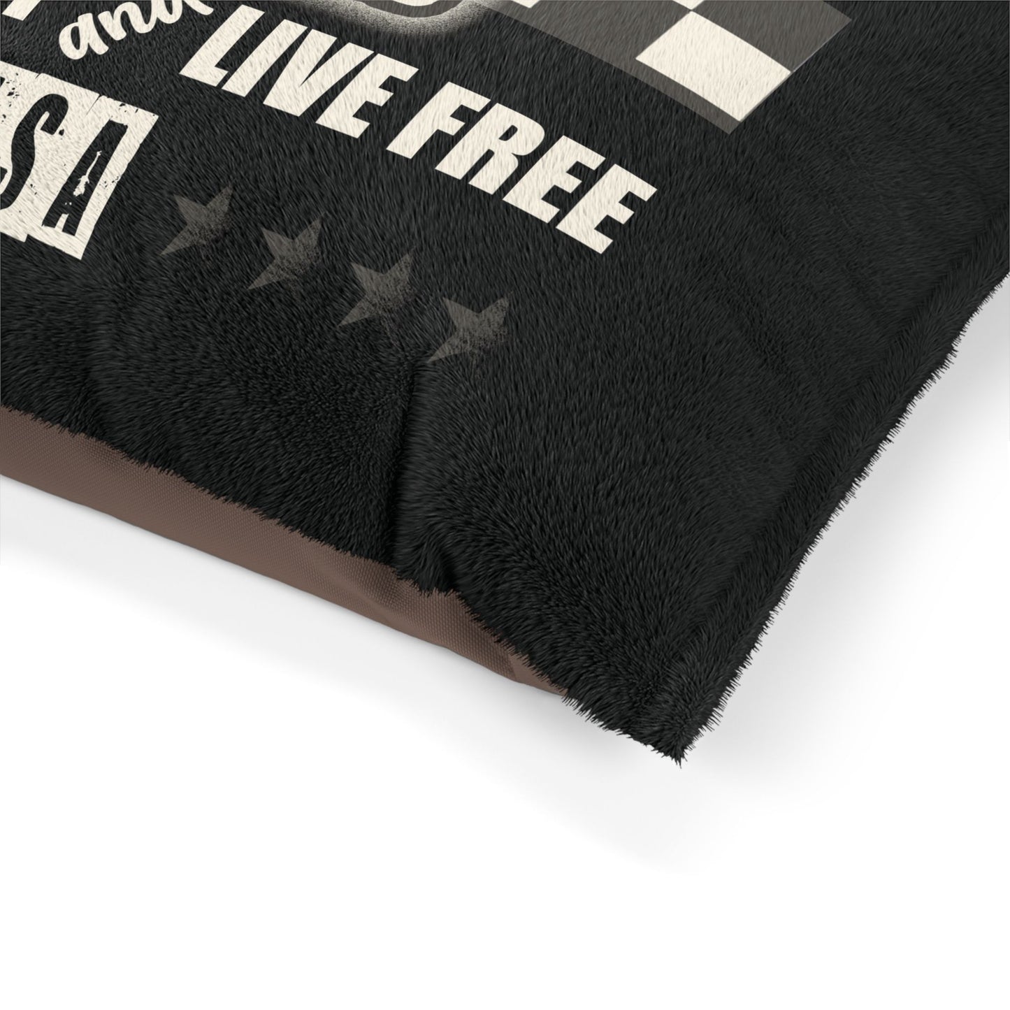 Live Fast Live Free Pet Bed