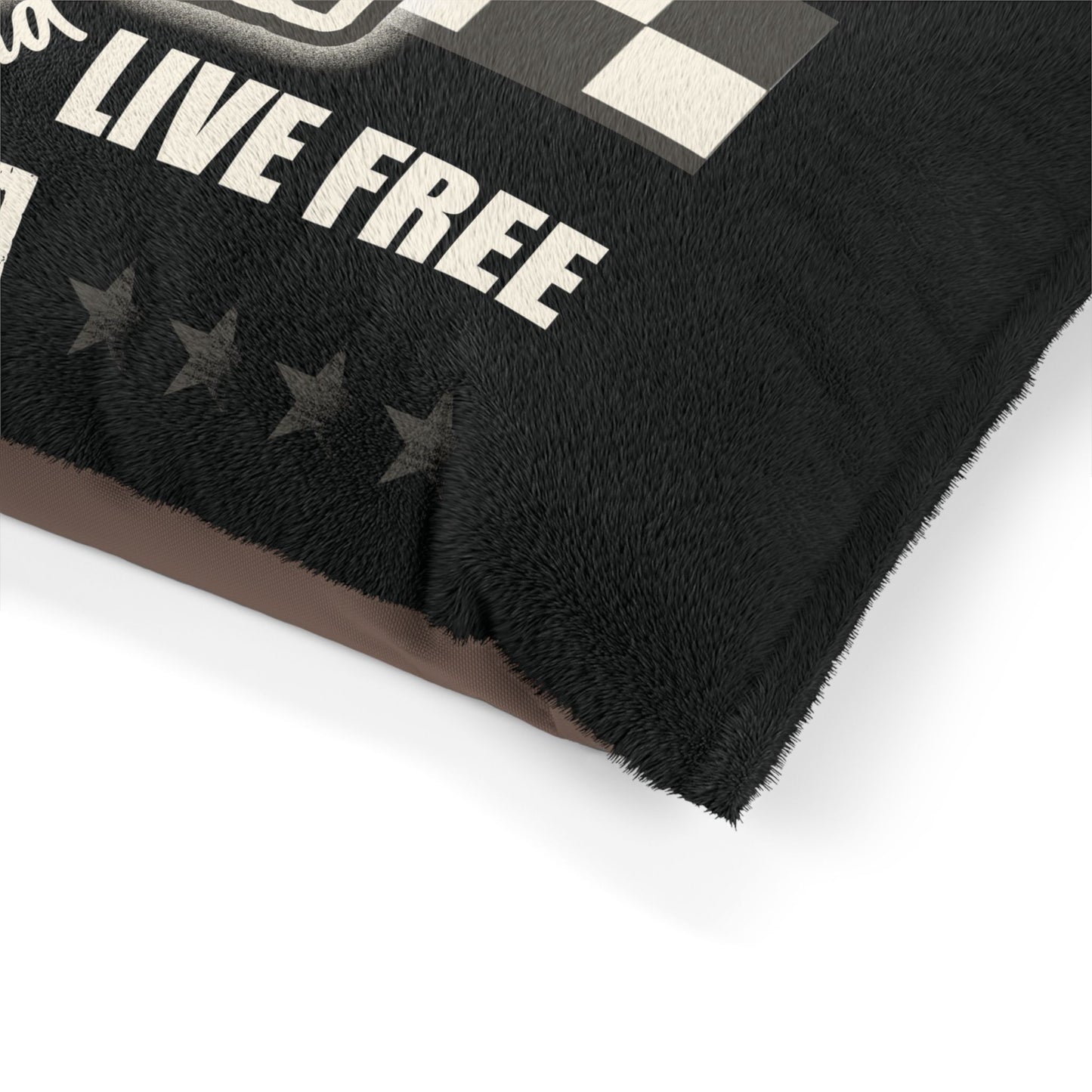 Live Fast Live Free Pet Bed