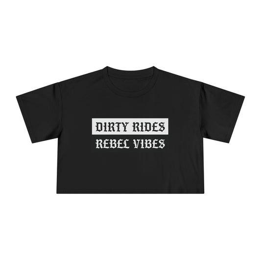 Women's Rides & Vibes Crop Tee