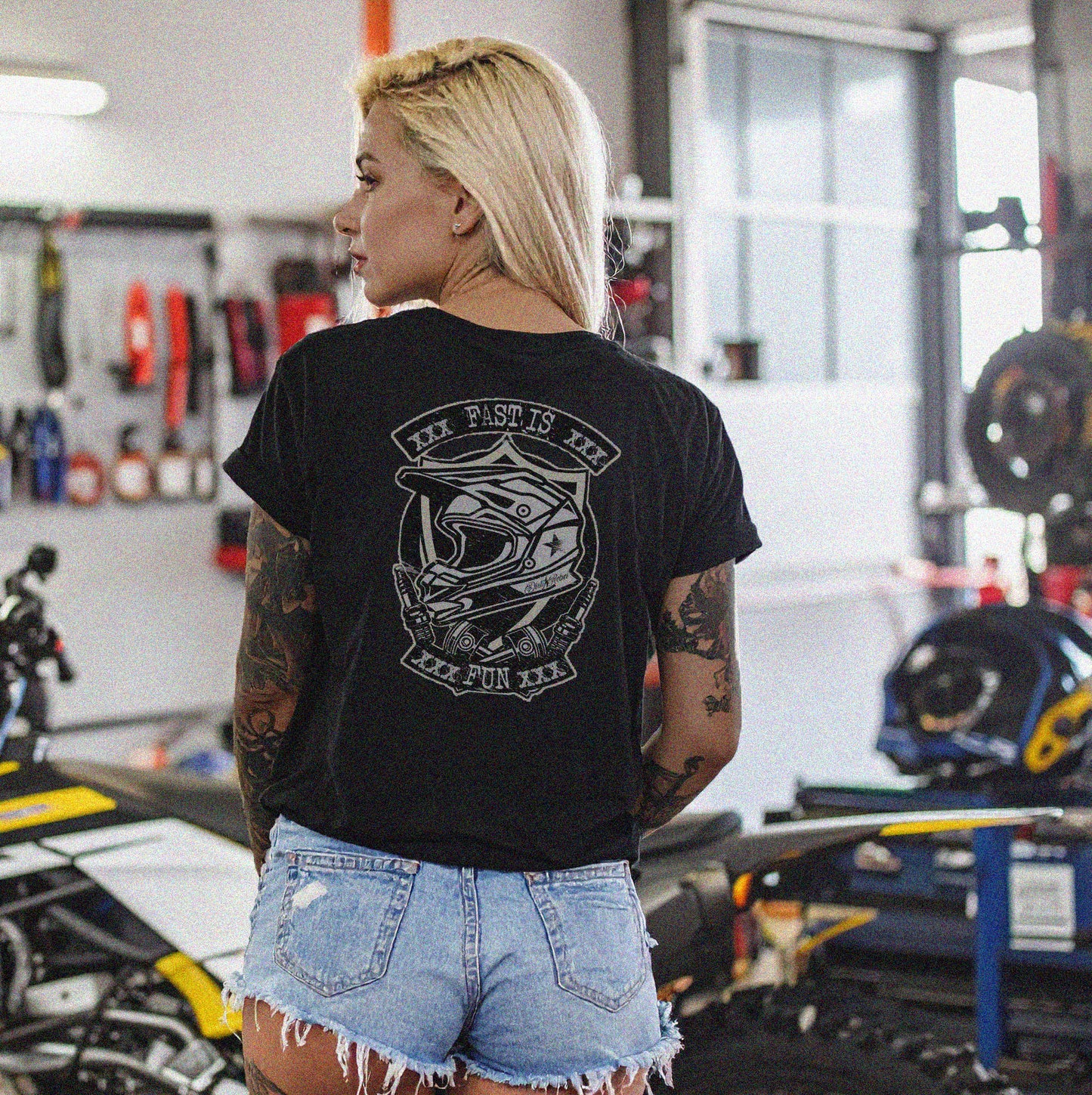 Women's Fast Is Fun Tee [Blackout edition]