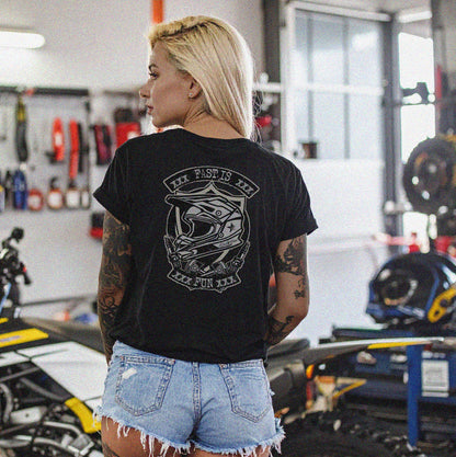 Women's Fast Is Fun Tee [Blackout edition]