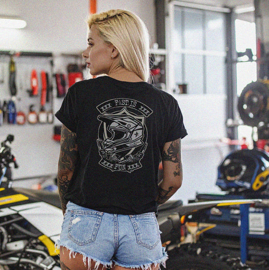 Women's Fast Is Fun Tee [Blackout edition]