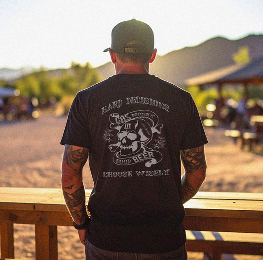 Bad Decisions Black Tee