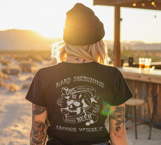 Bad Decisions Black Tee