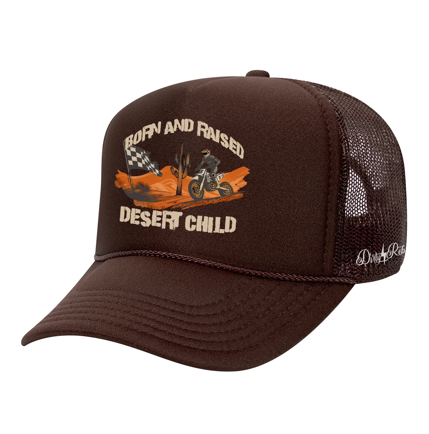 Desert Child Trucker Hat - Brown