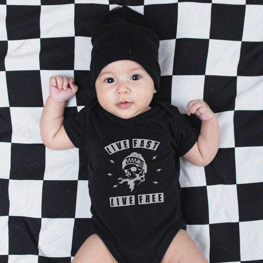 Infant Grease Monkey Bodysuit [Blackout edition]