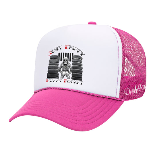 Just Empty Every Pocket Trucker Hat - Pink