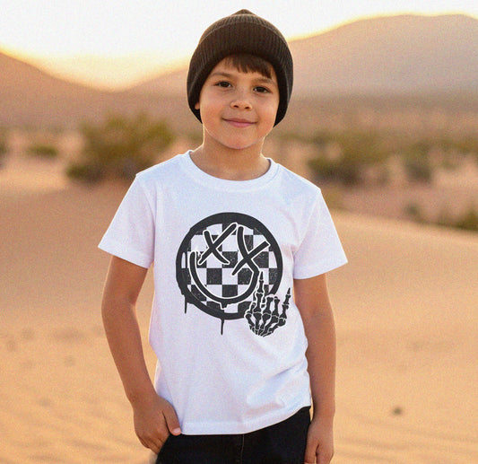 Youth Send It Smiley Tee