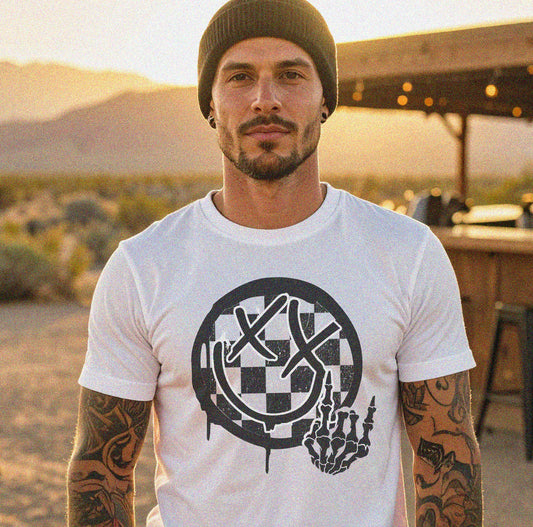 Men's Send It Smiley Tee
