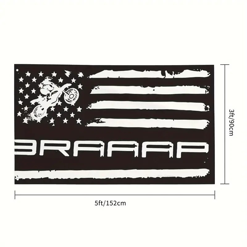 BRAAAP! Dirtbike American Flag